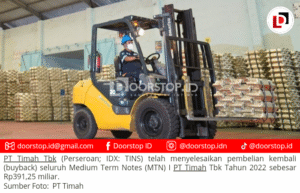 PT Timah (TINS) Buyback MTN Rp391,25 Miliar, Lebih Optimalkan Kinerja Keuangan