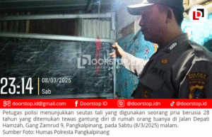 Pria di Pangkalpinang Ditemukan Tewas Gantung Diri, Keluarga Menolak Visum