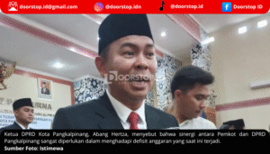 Sinergi Antara Pemkot dan DPRD Pangkalpinang Sangat Diperlukan dalam Hadapi Defisit Anggaran