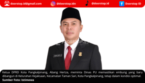 Ketua DPRD Pangkalpinang Minta Dinas PU Pastikan Embung di Kelurahan Kejaksaan Berfungsi Optimal