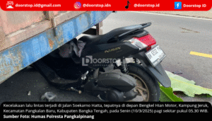 Guru di Bangka Tengah Tewas Usai Tabrak Truk Parkir di Bahu Jalan