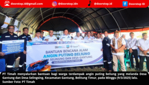 PT Timah Salurkan Bantuan Korban Angin Puting Beliung di Belitung Timur