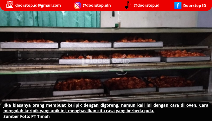 Cerita Sukses Keripik Singkong Oven Disti, Tembus Retail Modern Berkat Dukungan PT Timah