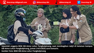 Ramadan 1446 Hijriah: BEM ISB Atma Luhur Pangkalpinang Salurkan Takjil di Tiga Lokasi