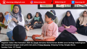 Sobat Aksi Ramadan 2025 BUMN dan PT Timah Berbagi Keceriaan bersama Anak-anak Yatim Piatu di Bangka Barat