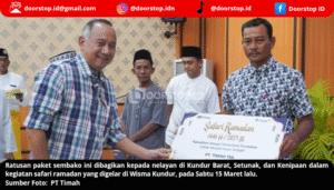 PT Timah Bagikan Ratusan Paket Sembako untuk Nelayan Pulau Kundur