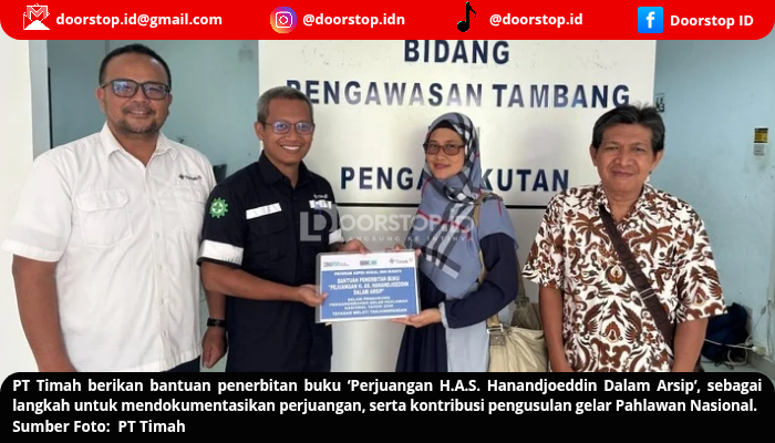 PT Timah Beri Bantuan Cetak 500 Buku Perjuangan H.A.S. Hanandjoeddin, Usulan Kembali Gelar Pahlawan Nasional