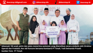 PT Timah Santuni 150 Anak Yatim Piatu di Bangka Barat