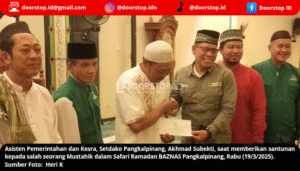 Pemkot dan BAZNAS Pangkalpinang Gelar Safari Ramadan, Salurkan Santunan bagi 22 Orang Kaum Dhuafa