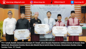 Safari Ramadan di Area Kundur, PT Timah Beri Bantuan Dua Rumah Ibadah