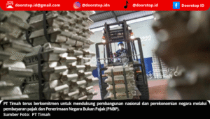 Dukung Pembangunan Nasional, PT Timah Bayar Pajak dan PNBP Capai Ratusan Miliar