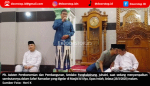 Safari Ramadan di Masjid Al Ulya, 50 Warga Opas Indah Terima Santunan