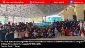 PT Timah dan TBM Taman Literasi Menara Bestari Gelar Pesantren Kilat