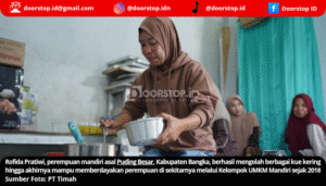 Perempuan Mandiri Bangun Ekonomi Lokal, PT Timah Dukung UMKM di Puding Besar