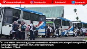 PT Timah dan Kementerian BUMN Salurkan 700 Pemudik, Lebaran Jadi Makin Berkesan