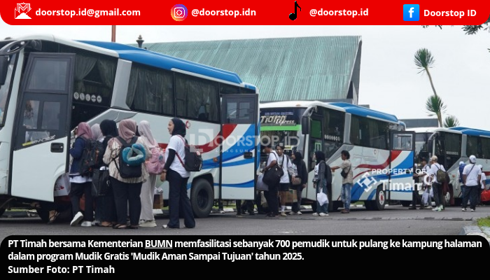 PT Timah dan Kementerian BUMN Salurkan 700 Pemudik, Lebaran Jadi Makin Berkesan