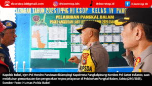Lonjakan Penumpang di Pelabuhan Tanjung Kalian Naik Signifikan, Polda Babel Lakukan Upaya Pengamanan
