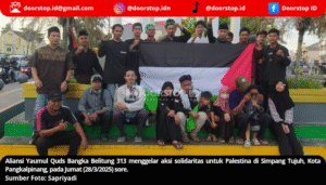 Peringati Hari Quds Sedunia, Aliansi Yaumul Quds Bangka Belitung 313 Serukan Solidaritas untuk Palestina