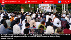 Pj Wali Kota Pangkalpinang Ajak Warga Refleksi Ramadan dan Jaga Persatuan di Hari Raya Idulfitri 1446 H