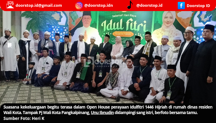 Unu Ibnudin Terkesan dengan Suasana Idulfitri yang Kental di Pangkalpinang