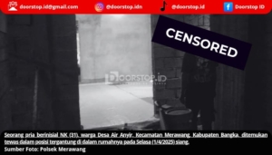 Polisi Ungkap Motif Pemain Kuda Lumping yang Tewas Gantung Diri di Desa Air Anyir