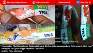 Nomor Tiket Sama, Sistem Tiket Wahana Bianglala dan Rainbowslide Himpang Lime Toboali Dipertanyakan