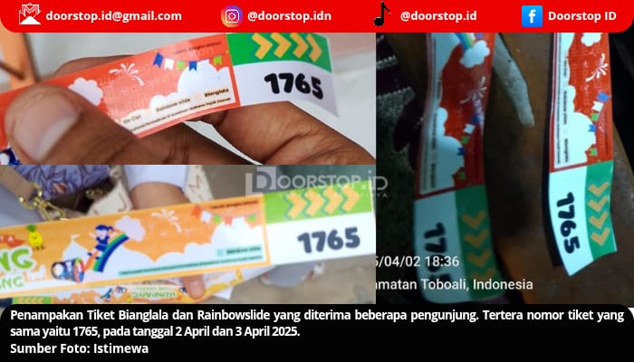 Nomor Tiket Sama, Sistem Tiket Wahana Bianglala dan Rainbowslide Himpang Lime Toboali Dipertanyakan