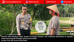 Pantau Tempat Wisata di Bangka, Dirlantas Polda Babel: Jadikan Keselamatan Prioritas Utama