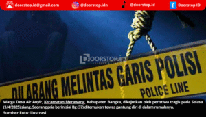 Pemain Kuda Lumping di Desa Air Anyir Tewas Gantung Diri, Motif Belum Diketahui