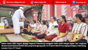 Dharma Santi BUMN 2025 Regional Palembang: Sinergi Sosial dan Kepedulian Lingkungan