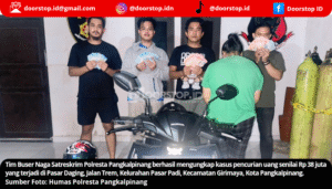 Tim Buser Naga Ungkap Kasus Pencurian Rp 38 Juta di Pasar Daging Pangkalpinang