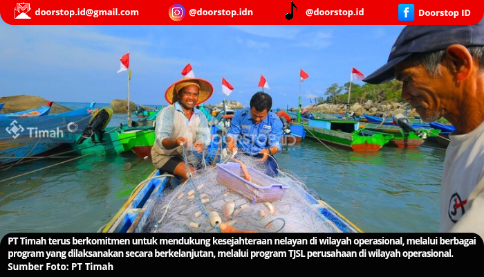 Tingkatkan Kesejahteraan Nelayan, PT Timah Berdayakan Kelompok hingga Berikan Jaminan Perlindungan Sosial