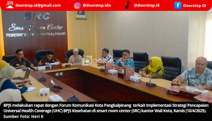 Cakupan UHC BPJS Kesehatan Pangkalpinang Capai 98,79 Persen, Pj Wali Kota Dorong Keaktifan Peserta