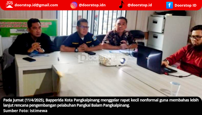 Rencana Pengembangan Pelabuhan Pangkal Balam Masuk Dokumen Perencanaan Daerah, Bapperida dan Dishub Siap Bersinergi