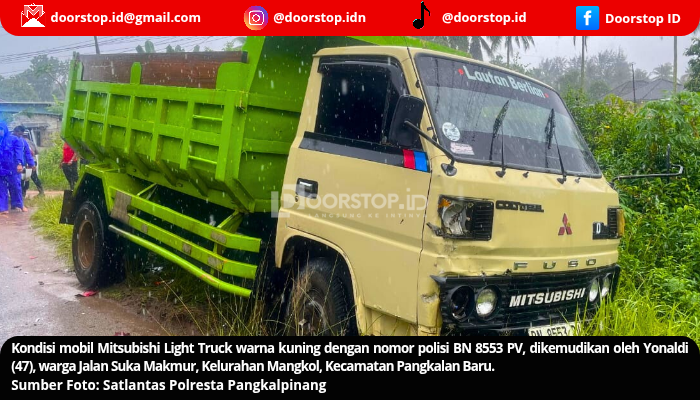 Kecelakaan Tragis di Pangkalan Baru, Honda Beat Vs Truk, 1 Orang Tewas