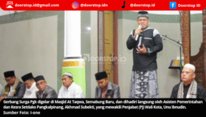 Semarakkan Subuh Keliling, Pemkot Pangkalpinang Gaungkan Semangat Gerbang Surga Pgk di Masjid At Taqwa