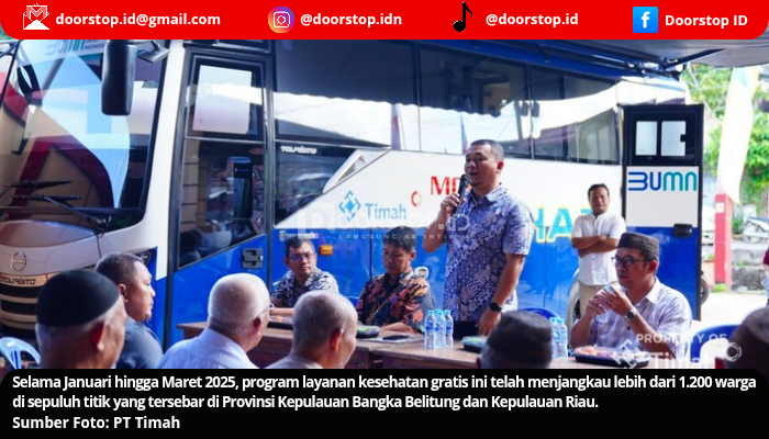 Mobil Sehat PT Timah Jangkau Ribuan Warga di Babel dan Kepri, Komitmen Tingkatkan Kualitas Kesehatan