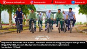Ratusan Pelajar Daftar Kelas Beasiswa PT Timah di SMAN 1 Pemali, Seleksi Ditutup 17 April