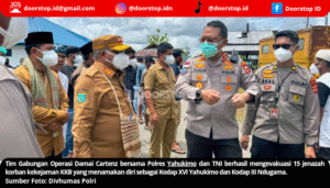 Evakuasi 15 Jenazah Korban Kekejaman KKB di Yahukimo Berhasil Dilakukan, Pengejaran Terus Berlanjut