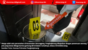 Pria di Pangkalpinang Ditemukan Tewas Gantung Diri, Motif Masih Diselidiki