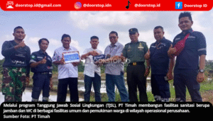 Tingkatkan Kualitas Hidup dan Dukung Program ODF Pemerintah, PT Timah Bangun Sanitasi bagi Masyarakat