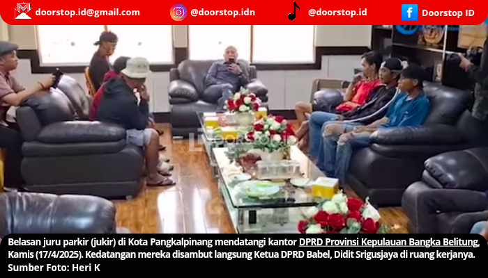 Jukir Ngadu ke DPRD Babel, Dilarang Mangkal di Jalan Nasional