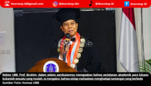 364 Lulusan UBB Resmi Diwisuda, Rektor: Gelar Bukan Sekadar Simbol, Tapi Tanggung Jawab Moral