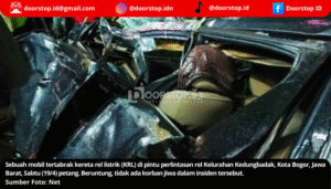 Mobil Terseret 30 Meter Usai Tertabrak KRL di Bogor, Tak Ada Korban Jiwa