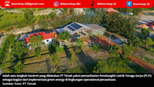 PLTS di Lahan Bekas Tambang, PT Timah Dorong Energi Hijau dan Pemulihan Lingkungan