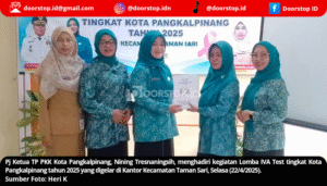 Dukung Deteksi Dini Kanker Serviks, Pj Ketua TP PKK Pangkalpinang Hadiri Lomba IVA Test di Taman Sari