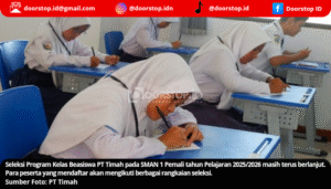 Jadwal Lengkap Seleksi Program Kelas Beasiswa PT Timah
