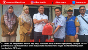 PT Timah Sigap Bantu Warga Terdampak Banjir di Pangkalpinang, Salurkan Ratusan Paket Makanan Cepat Saji