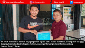 PT Timah Bantu Biaya Pengobatan Arisha, Anak Penderita Kelainan Jantung dari Karimun
