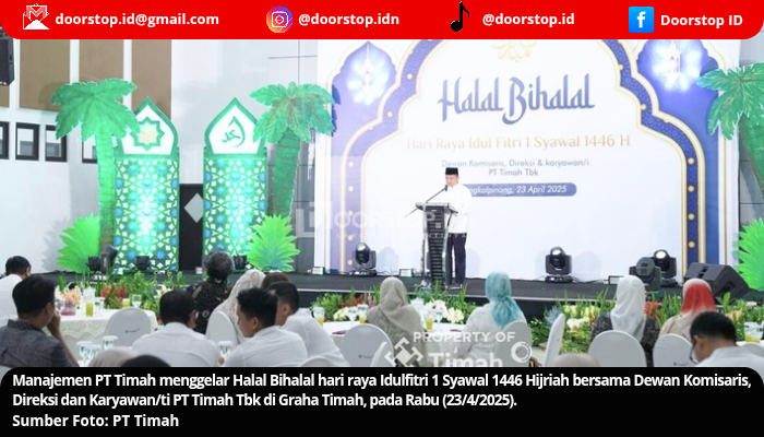 PT Timah Gelar Halal Bihalal Bersama Karyawan, Rajut Kebersamaan
